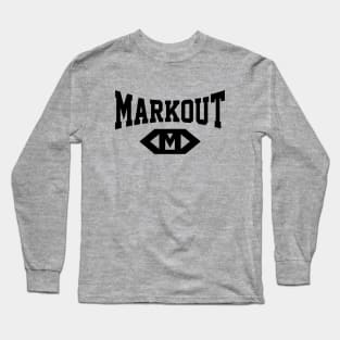 Markout (Black) Long Sleeve T-Shirt